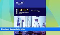 Big Sales  USMLE Step 1 Lecture Notes 2016: Pharmacology (Kaplan Test Prep)  Premium Ebooks Best
