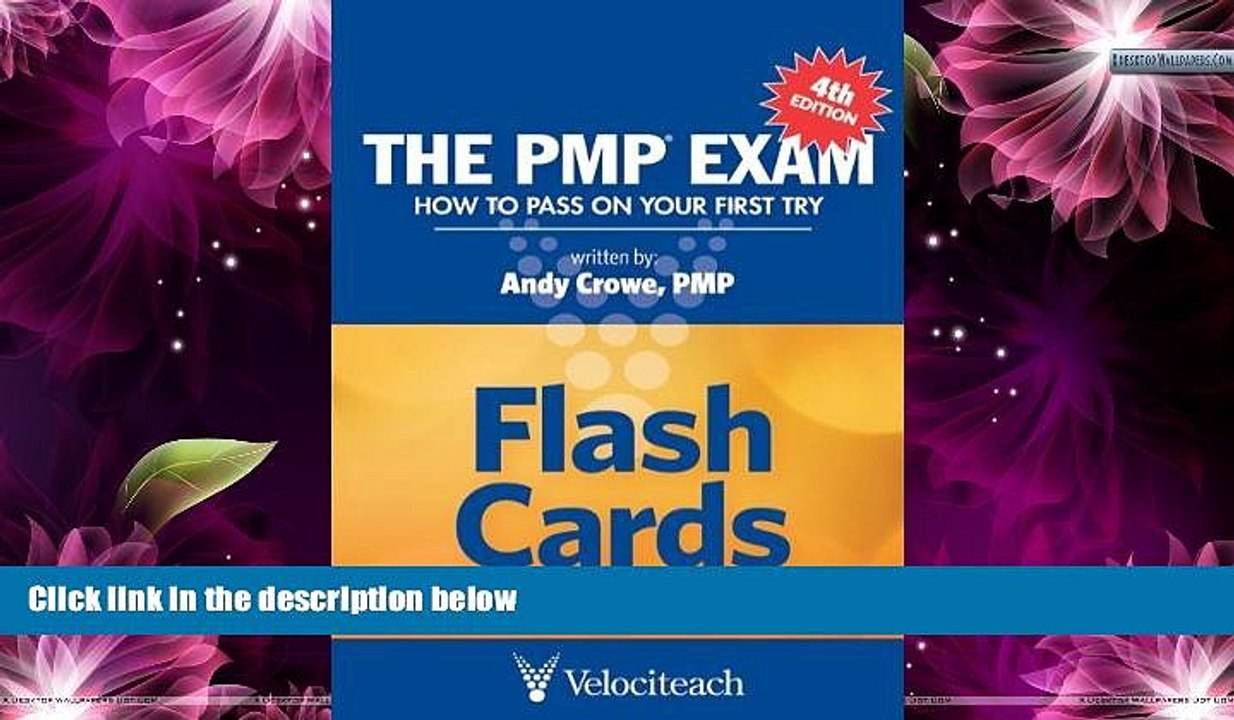 Deals in Books  The PMP Exam: Flash Cards (Test Prep series) [Cards] [2010] (Author) Andy Crowe
