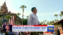 President-elect Trump Expected To Meet with Mitt Romney