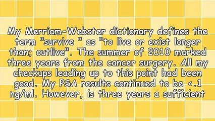 Running Away From Prostate Cancer - Part 13