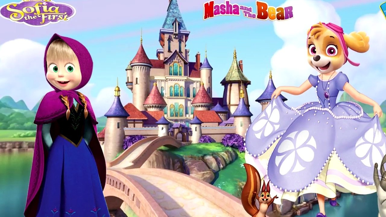 DISNEY FROZEN Full Funny Coloring Videos with SNOW WHITE SOFIA TINKER BELL MERMAID MASHA SKYE DORA