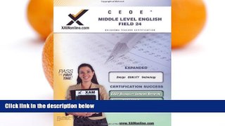 Big Deals  CEOE OSAT Middle Level English Field 24 Teacher Certification Test Prep Study Guide