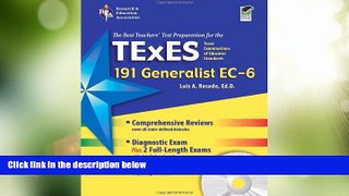 Deals in Books  Texas TExES Generalist EC-6 (191) with CD-ROM (TExES Teacher Certification Test