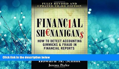 READ book  Financial Shenanigans: How to Detect Accounting Gimmicks   Fraud in Financial Reports,