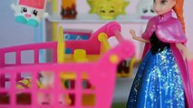 Elsa e Anna do Filme Frozen no Mini Mercado Shopkins Em Portugues!!! Parte 2 Tototoykids