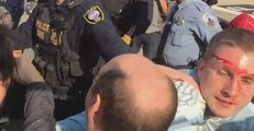 Bloody Scuffle Breaks Out at White Nationalist and Anti-Fascist Demonstration