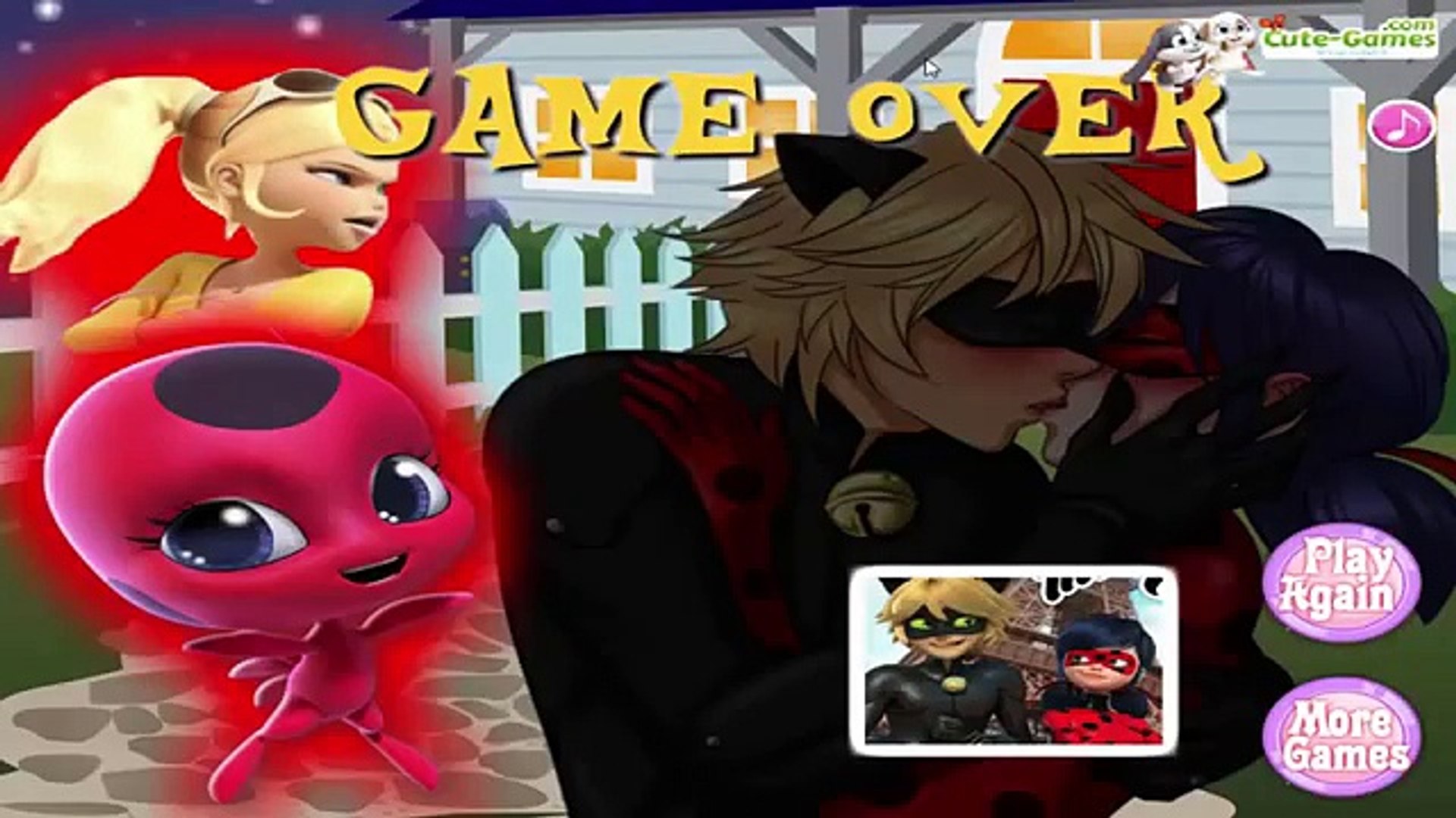Ladybug And Cat Noir Kissing Miraculous Ladybug And Cat Noir Love Games Video Dailymotion