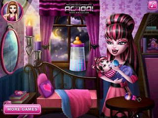 Monster High Games - Monster Baby Feeding - Best Monster High Games For Girls And Kids