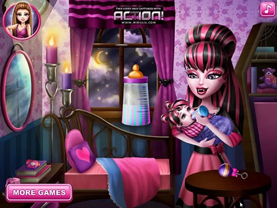 Monster High Games - Monster Baby Feeding - Best Monster High Games For Girls And Kids