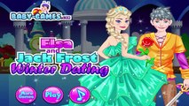 Elsa and Jack Frost Winter Dating - Frozen Princess Video Games For Girls