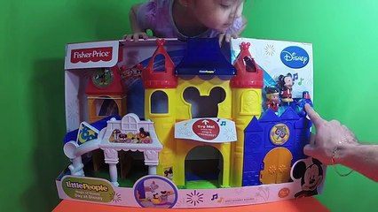 Disney World Little People Play Set by Fisher Price Toy Review & Play Time w/ Mickey Mouse Toys