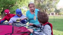 Superhero Compilation! JOKER MAGIC Turns to Baby Spiderman Gummy Spidergirl Frozen Elsa Stop Motion