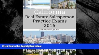Free [PDF] Downlaod  California Real Estate Salesperson Practice Exams for 2016  BOOK ONLINE