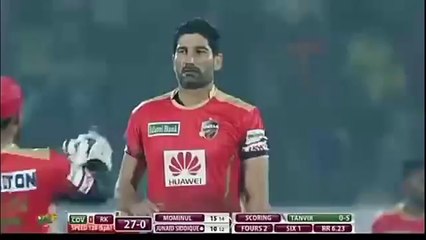 Sohail Tanvir 4 Wickets, BPL 2016 Match 19