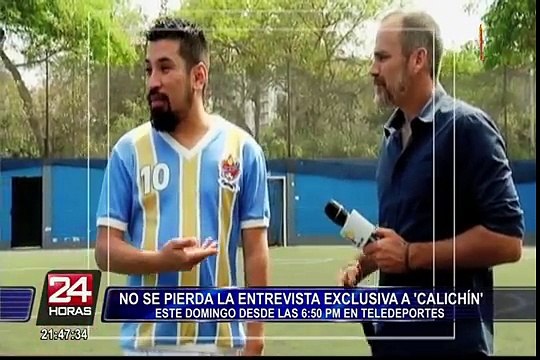 Este domingo en Teledeportes, las confesiones de Calichín