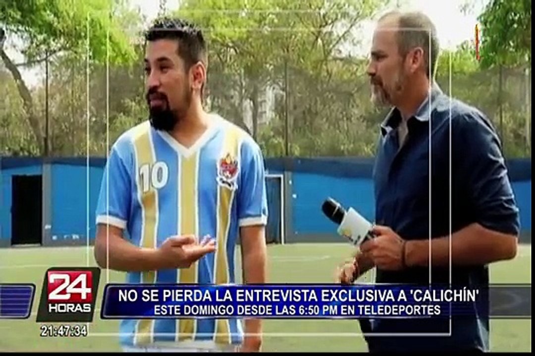Este domingo en Teledeportes, las confesiones de Calichín