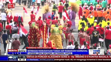 Berbagai Budaya Daerah Meriahkan Karnaval Cinta Tanah Air