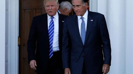 Donald Trump, eski başkan adayı Mitt Romney ile görüştü
