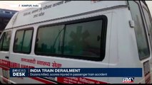 India train derailment : dozens killed, scores injured in passenger train accident