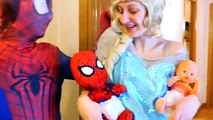 Spiderman vs Police Wanted Dead or Alive! w/ Harley Queen, Frozen Elsa & Fun Superhero In Real Life!