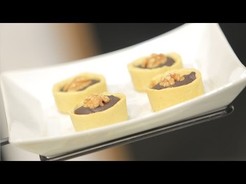 ميني تارت الكراميل و الشيكولاتة | غادة التلي