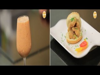 سندوتش جمبري بدقيق الذرة - عصير الكيوي بالفراولة  | سندوتش وحاجة ساقعة حلقة كاملة