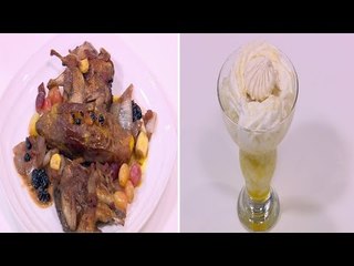 سمان بريزيه بصوص العنب - بودنج ارز بلبن مع قطع الشوكولاتة | طبخة ونص الحلقة كاملة
