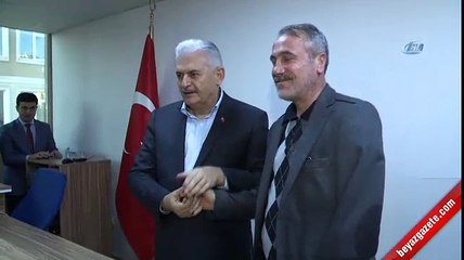 15 Temmuz gazisi, Başbakan Yıldırım'ı ağlattı