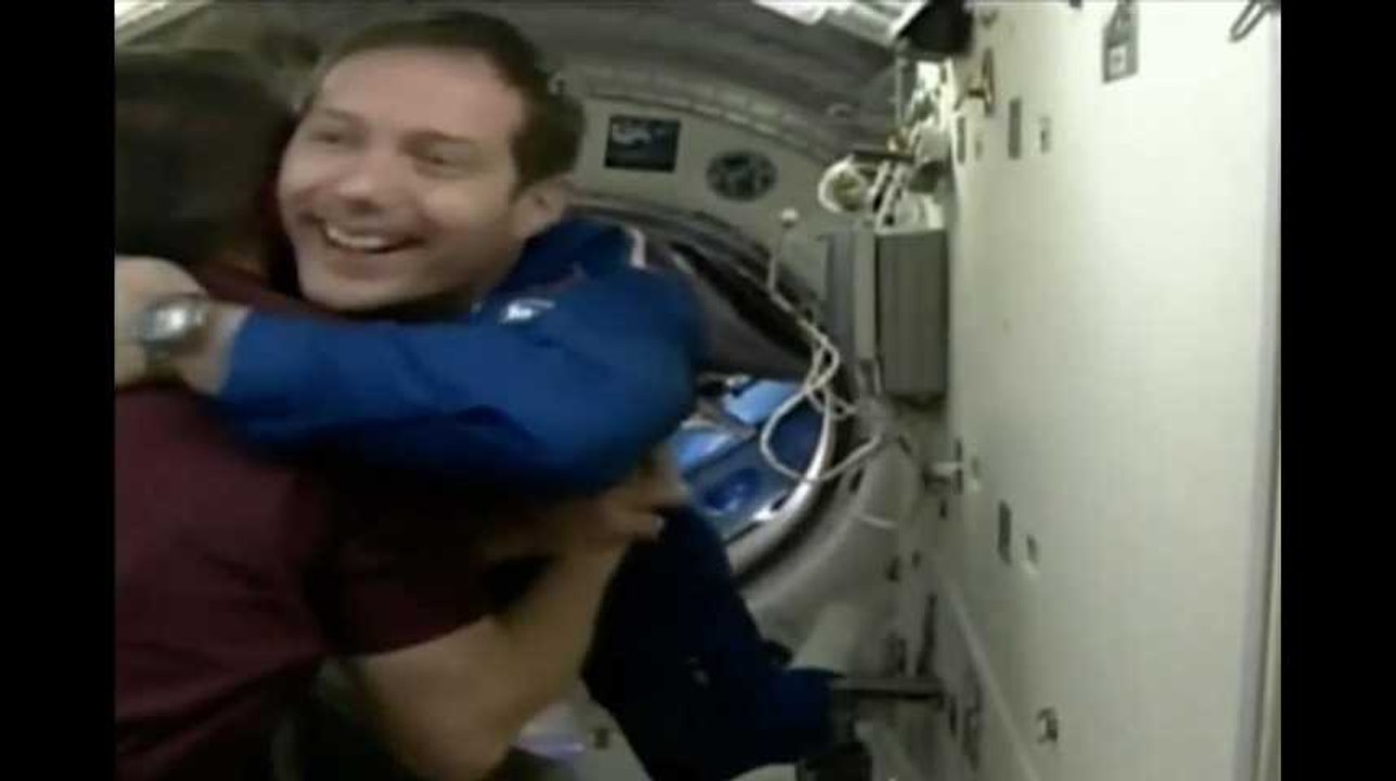 Les images de l'arrivée de Thomas Pesquet à bord de la Station spatiale internationale