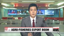 Korean agricultural, fisheries exports to U.S. set to reach US$ 1 bil. mark