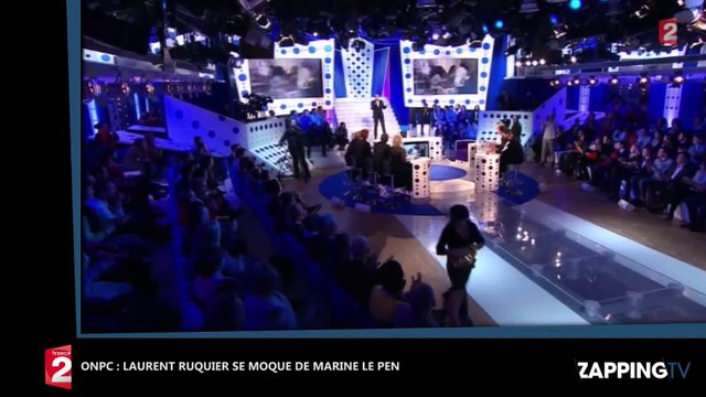 ONPC : Laurent Ruquier se moque de Marine Le Pen avec un Trump’s Coming Challenge (Vidéo)