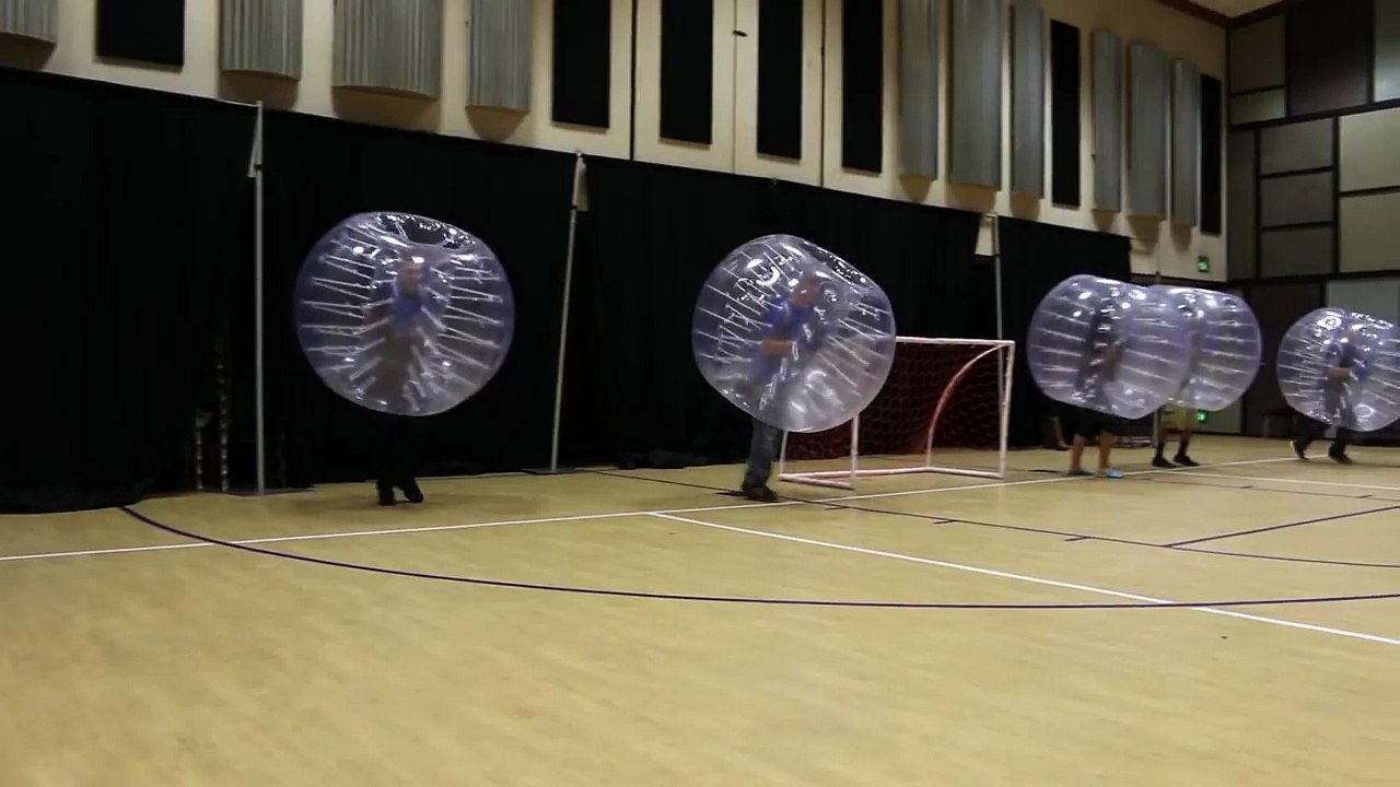 Hilarious zorb fail!
