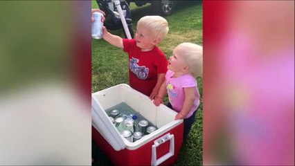 Une fillette manque de se noyer... Dans une glacière!