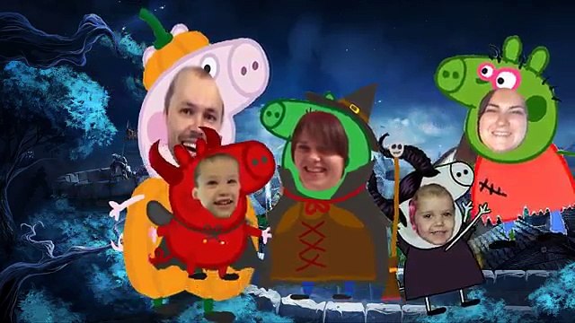 Мисс Кэти и мистер Макс Семья пальчиков Свинка Пеппа Малифисента и Хэлоуин на русском для детей