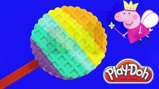 Play Doh Peppa Pig Make Cake Rainbow Colorful with Play Doh Toys