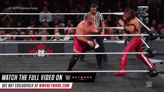 Shinsuke Nakamura sends Samoa Joe crashing to the mat NXT TakeOver Toronto November 19, 2016