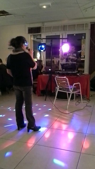 karaokè au délices des mets le 19 octobre 2016 avec djFreddy.-encore un soir de Céline Dion chanté par karine.