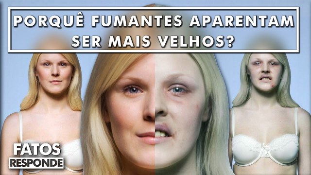 Porquê os Fumantes aparentam ser mais velhos
