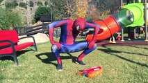 Spiderman Vs Iron Man Battle Nerf War With Nerf Gun! Superheroes Battles in Real life for Kids!