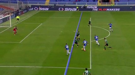 Bruno Fernandes offside goal Sampdoria 0 - 0 Sassuolo 20.11.2016