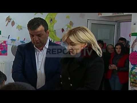 Report TV - Zgjedhjet ne Kolonje, voton kandidati i opozitës, Dritan Hajro