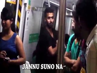 Girl Slapped Boy  In METRO