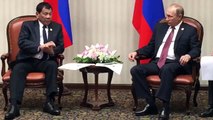 Russian President Vladimir Putin meets Philippine President Rodrigo Duterte