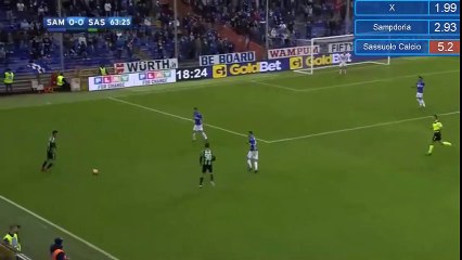 Federico Ricci Goal  - Sampdoria 0-1 Sassuolo - 20-11-2016 (HD)