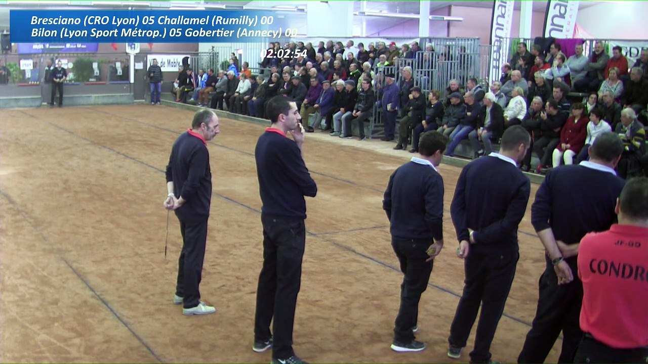 Demi-finales, cinquième étape du Trophée Super 16, Sport Boules, Mably 2016