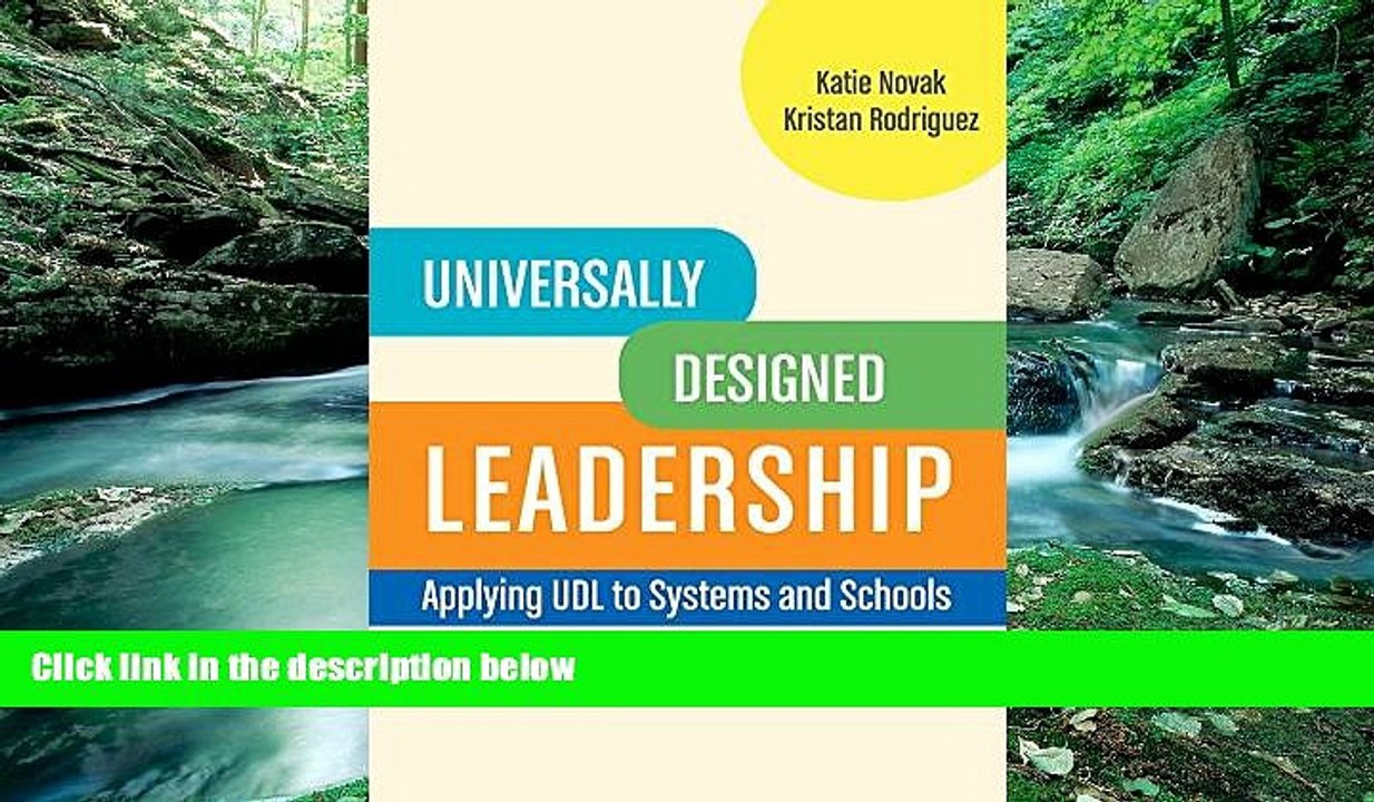 Deals in Books  Universally Designed Leadership: Applying UDL to Systems and Schools  Premium