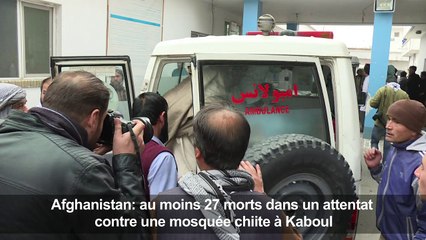 Attentat contre une mosquée chiite à Kaboul: au moins 27 morts