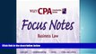 FAVORIT BOOK Wiley CPA Examination Review Focus Notes, Business Law (CPA Examination Review Smart