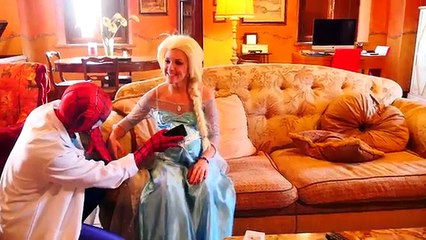 Frozen Elsa is Pregnant and Has a Baby! w/ Doctor Spiderman & Maleficent - Funny Superhero Video