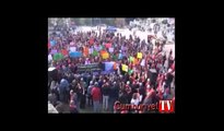 Antalya'da cinsel istismar önergesini protesto edenlere polis müdahalesi